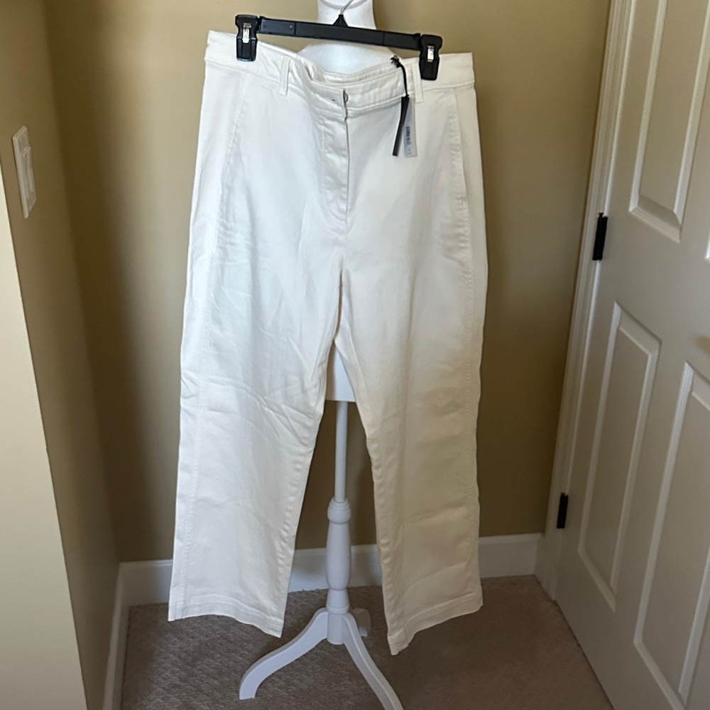 Banana Republic Cream Trousers